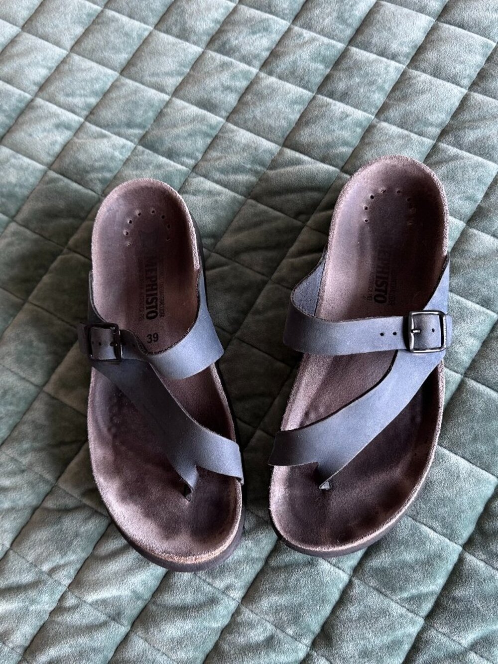 EU Size 39 Mephisto Helen Women's Sandals in Dark Navy